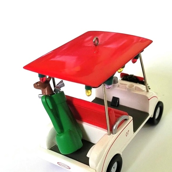 NIB Hallmark Keepsake Golf Car Tee Time Taxi Ornament 2007 - Picture 6 of 10